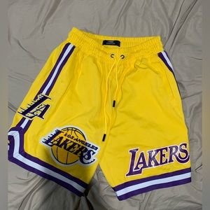 PRO STANDARD LOS ANGELES LAKERS PRO TEAM SHORTS